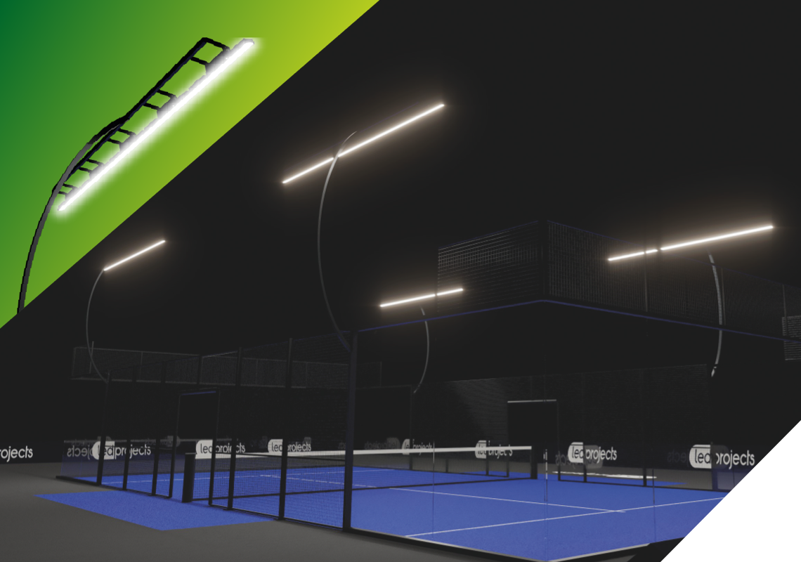 Led-Projects World Padel Tour official lighting Barcelo Valladolid Master 2023